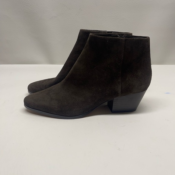 Banana republic ankle boots leather dark brown size 9 - Picture 3 of 9